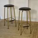 Paire de tabourets de bar, France 1950