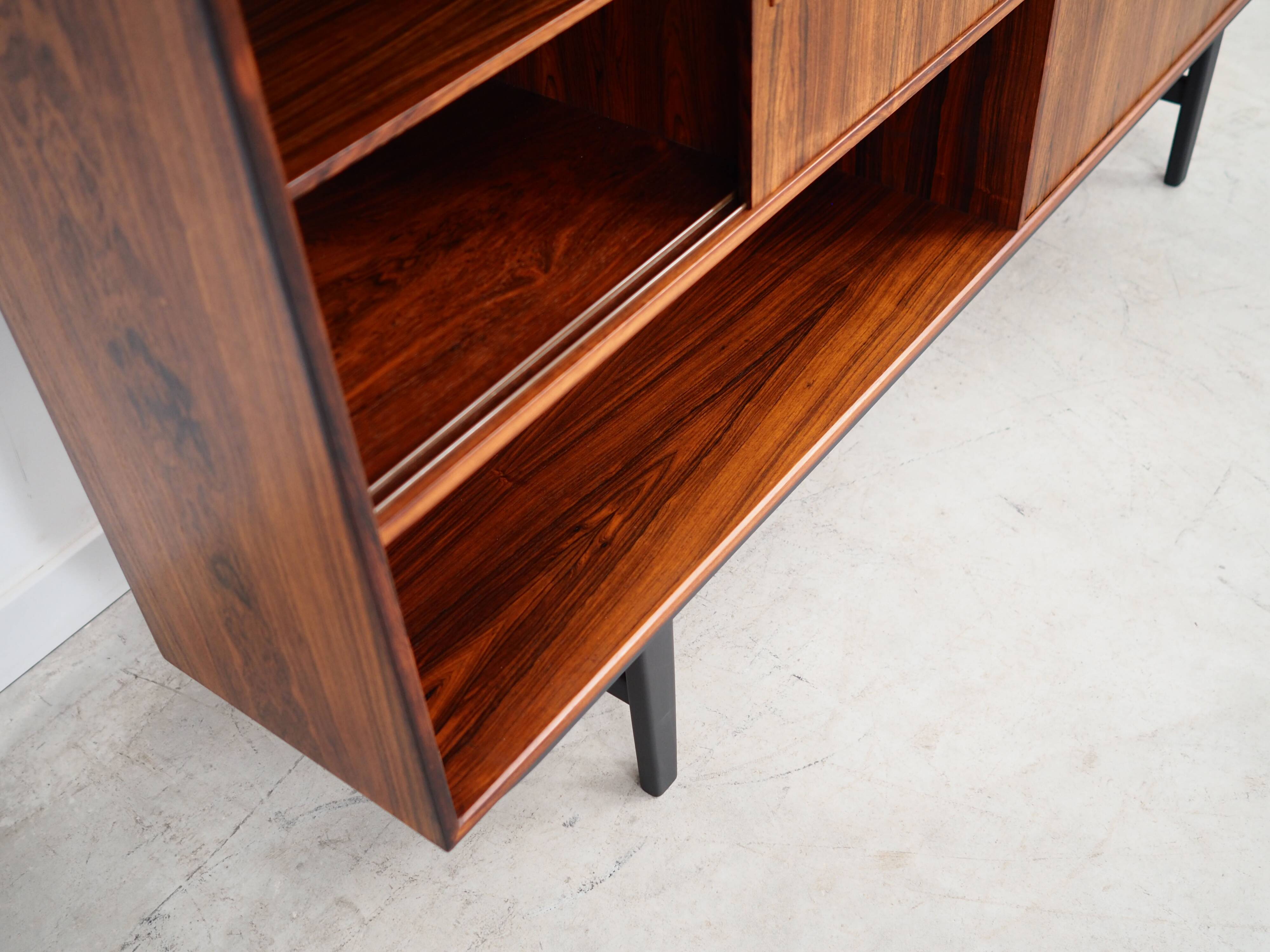 Rosewood bookcase, Danish design, 1970s, designer: Erik Jensen, production: Westergaards Møbelfabrik