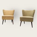 2 mid century cocktail chairs