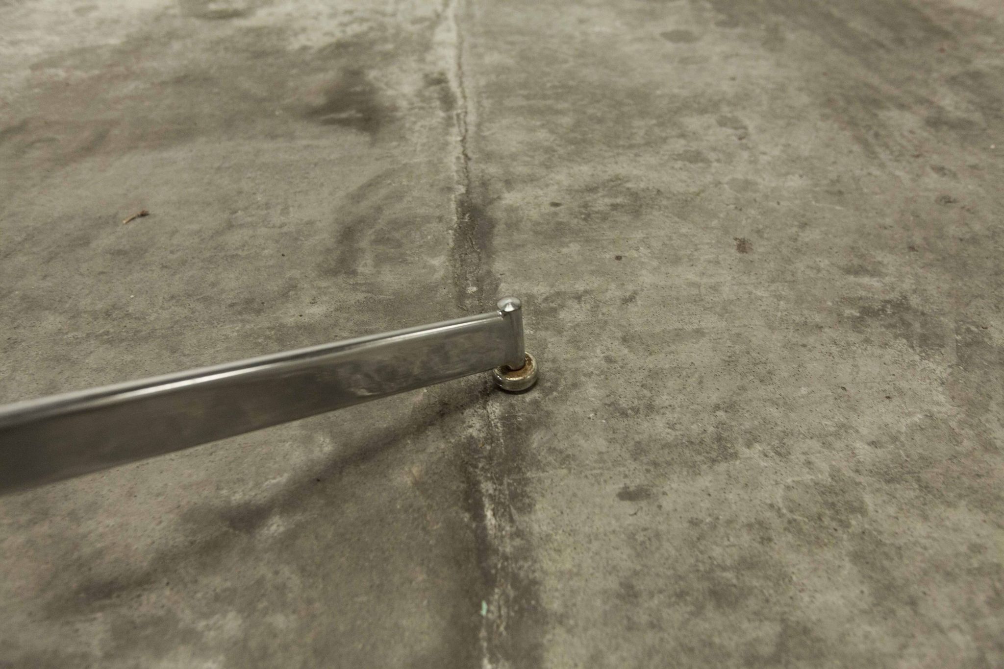 Industrial 1960 chrome coat rack parrot