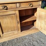 Buffet ancien en sapin deux portes