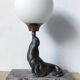 Lampe art déco otarie