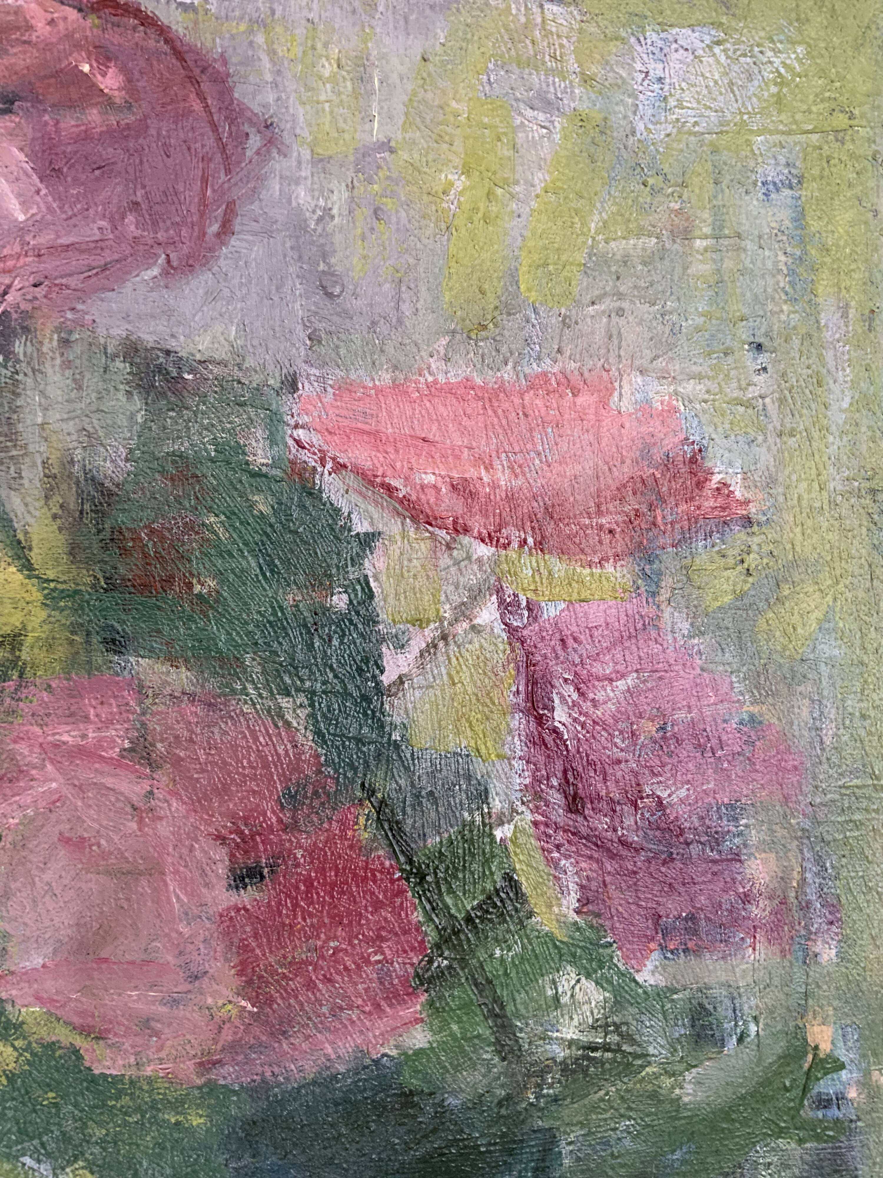 Vintage Original Oil on Canvas Still Life Swedish School 1960s