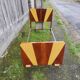 1 place art deco metal bed