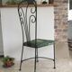 Chaise de jardin fonte d'acier vintage