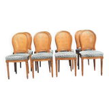 Set of 8 Louis XV style chairs