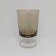 Smoked brown digestive glasses from the 70s