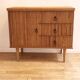 Commode rotin fendu année 60