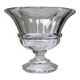 Coupe Médicis en verre cristalin, cristal de Bohême Artunion vintage