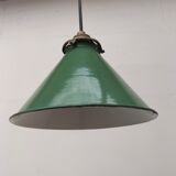Suspension cone enamelled sheet metal