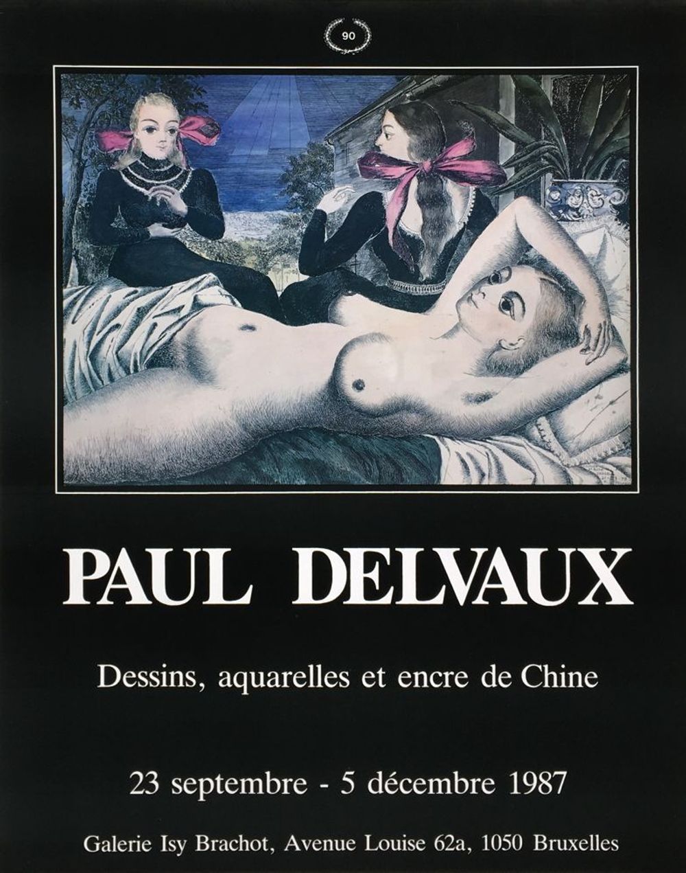 Affiche 1987 Paul Delvaux