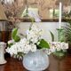 handmade blown glass ball vase Maure Vieil