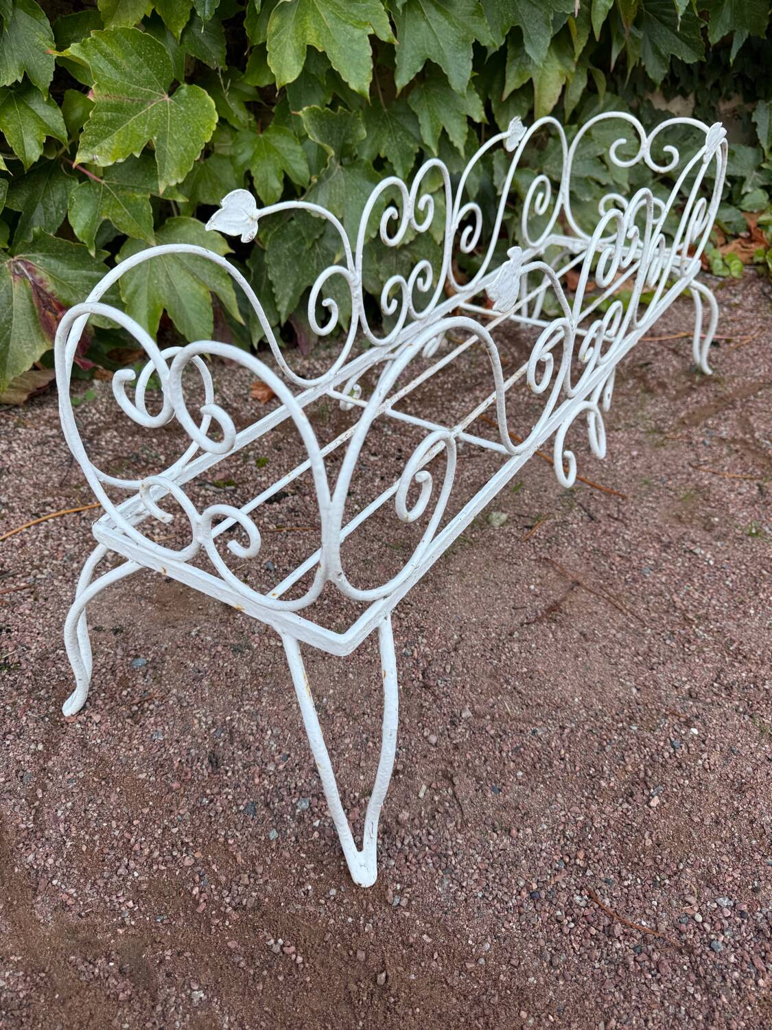 1950s wrought iron planter