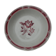 Hollow dish, round, floral decoration