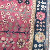 Tapis ancien français janus motif agra  196x296 cm