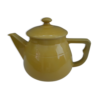 Vintage ceramic yellow coffee maker