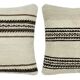 Set of 2 vintage kilim cushion covers 51x51 cm