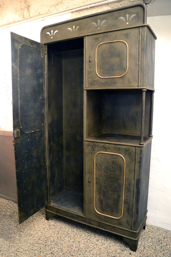 Iron cabinet by Carlo Crespi Parabiago for Carlo Crespi Parabiago, 1940s