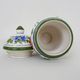 Old apothecary pot, ceramic Laurus medicine jar. Year 70 80