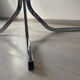 Round table smoked glass chrome legs 1970