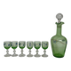 Legras liqueur set - Ouraline - Antique - Glass + carafe