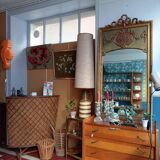 Antique trumeau mirror