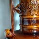 West germany ceramic floor lamp 70s