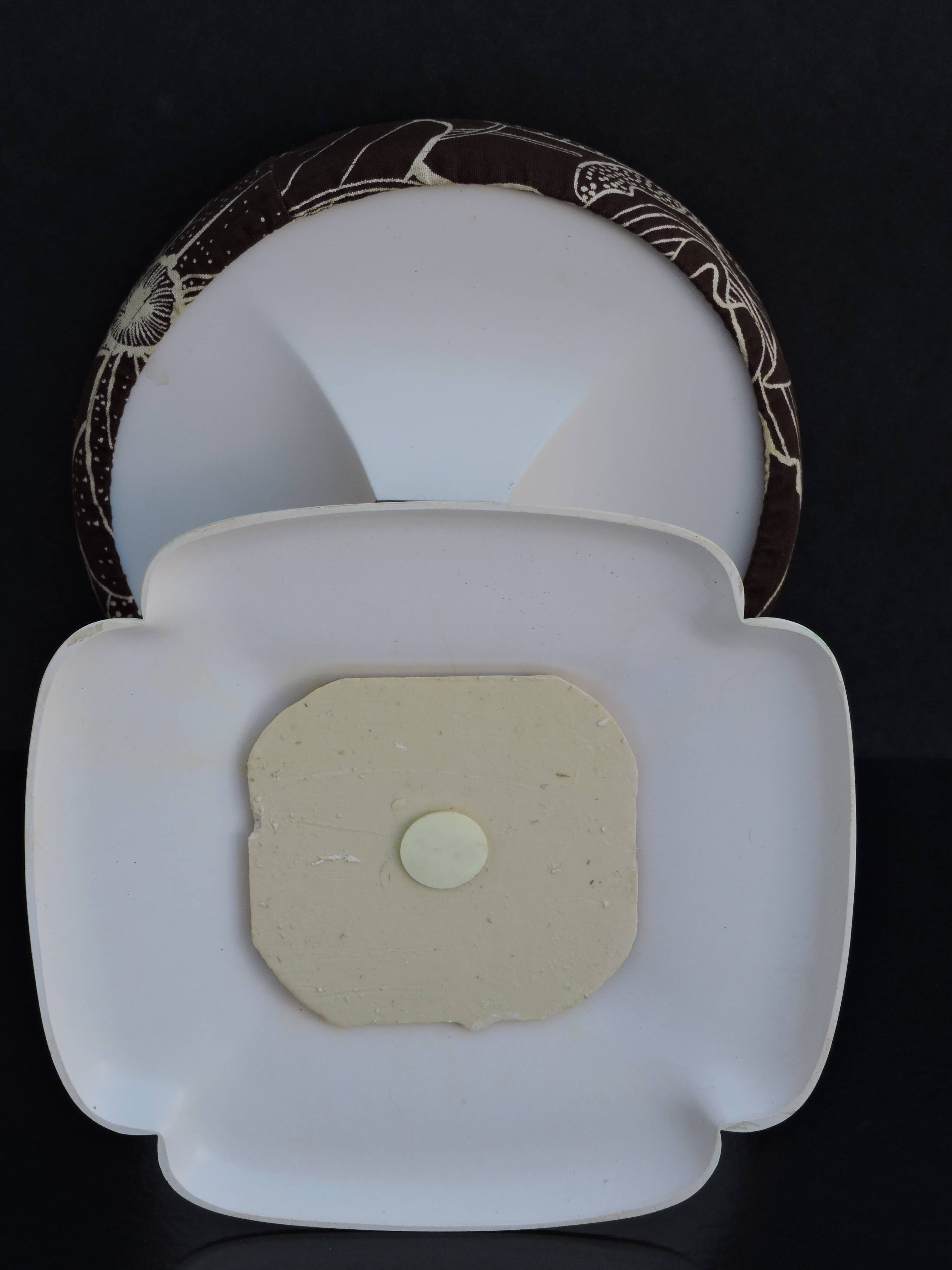 Stool Gautier tulipe base clover design 70