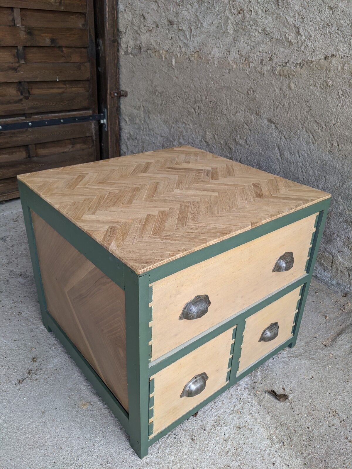 Colorful coffee table