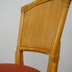 Suite of 4 chairs in Italian rattan design from the 60/70