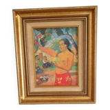 Reproduction on canvas - Eu haere ia oe by Paul Gauguin