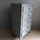 Vintage chest of drawers in painted wood