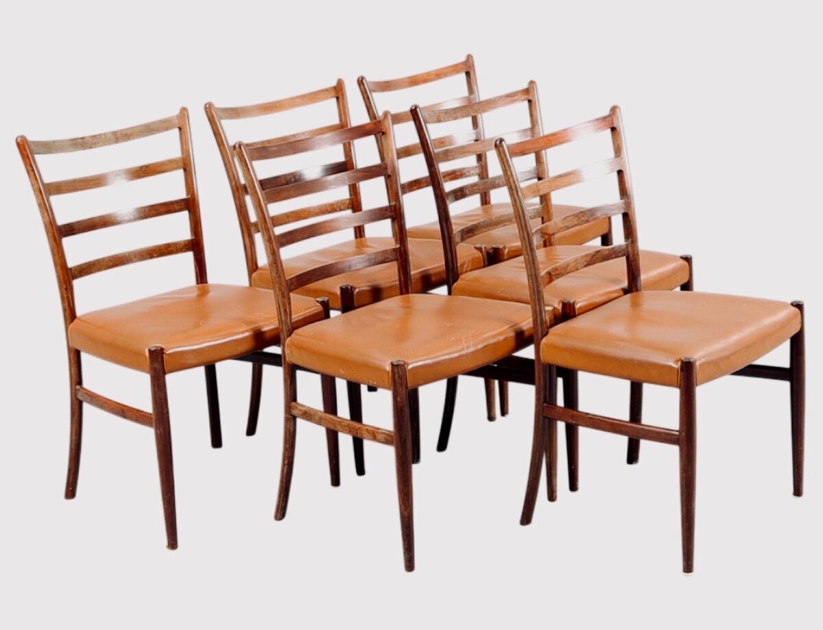 6 Scandinavian design chairs from the 1960s