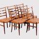 6 Scandinavian design chairs from the 1960s