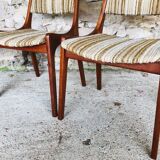 Set of 4 vintage teak chairs by R. Huber & Co., circa 60's