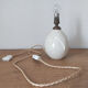 Art Deco cracked ceramic lamp