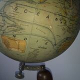 Terrestrial globe Forest Girard and barrere early 20th century