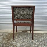 Old leopard fabrics armchair