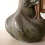 Art Nouveau vase with nymph decoration