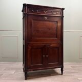 Mahogany Secretary Louis XVI XIII Eme Century