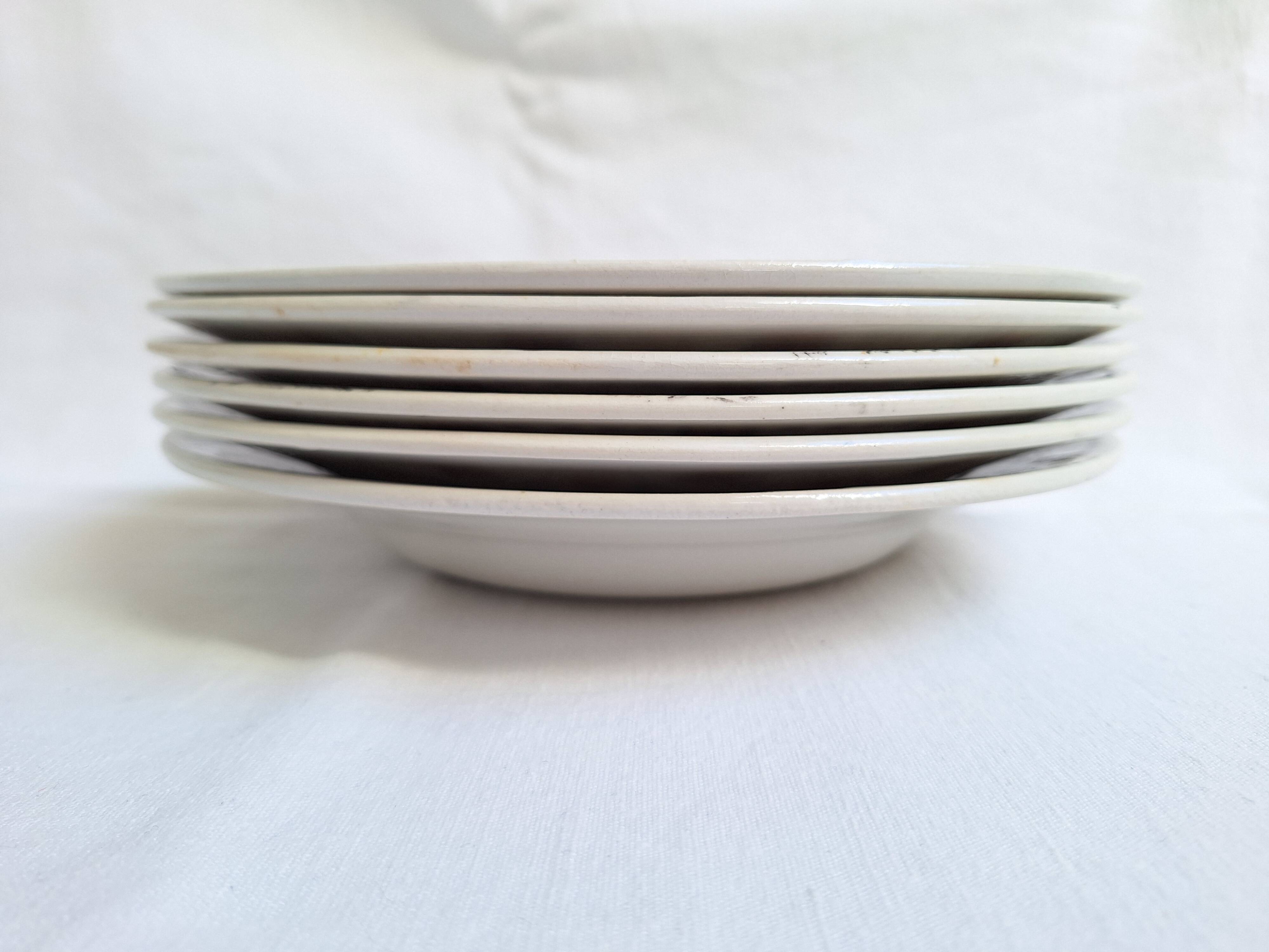 Gien 456 soup plates