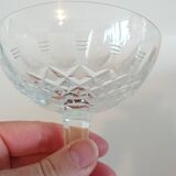 10 glasses of champagne - Lorraine crystal