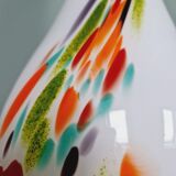 Large vintage vase in colored opaline glass, 1960s-70s