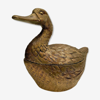 Seau à glace Mauro Manetti canard or 60' gold duck mm ice bucket vintage design