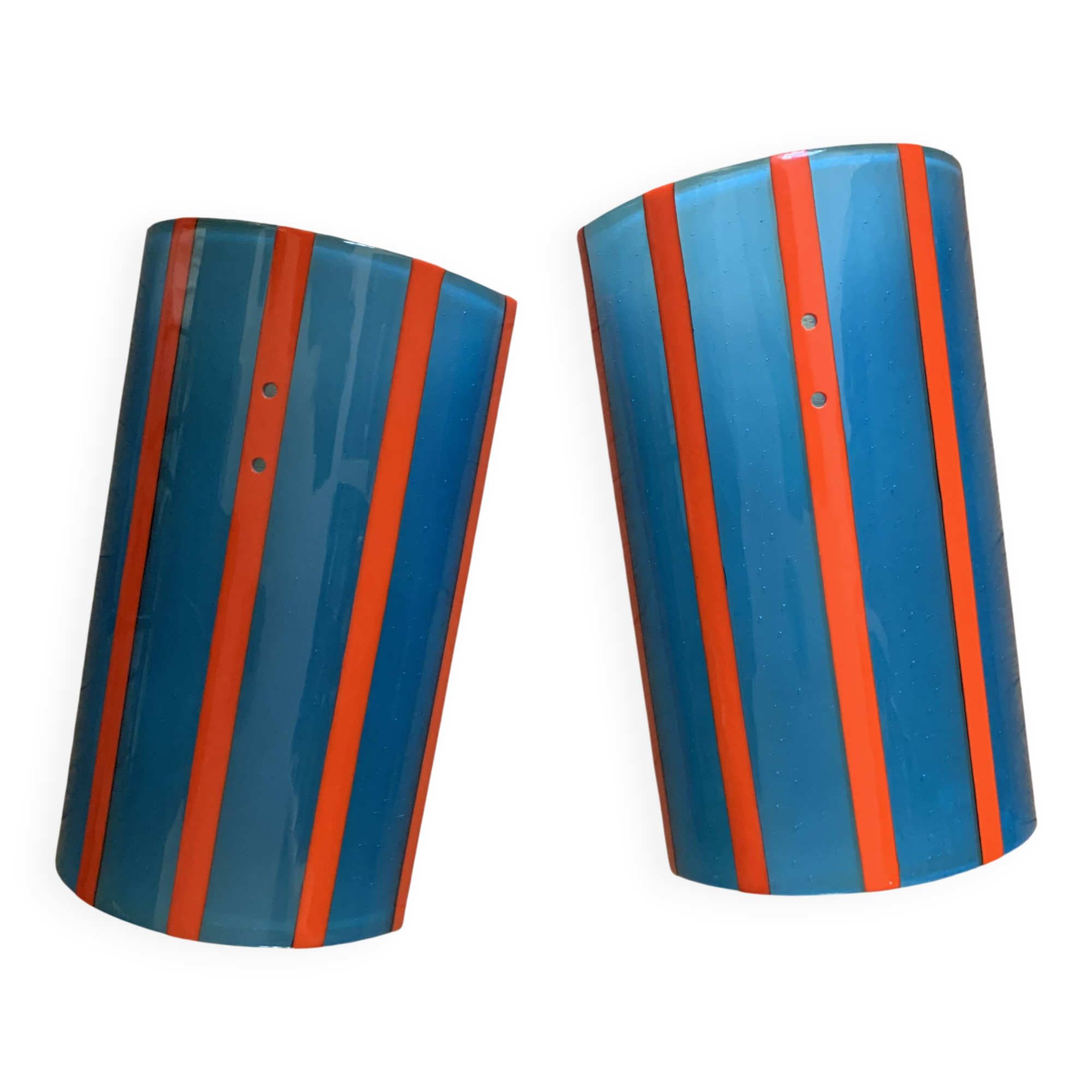 Two Murano wall lights