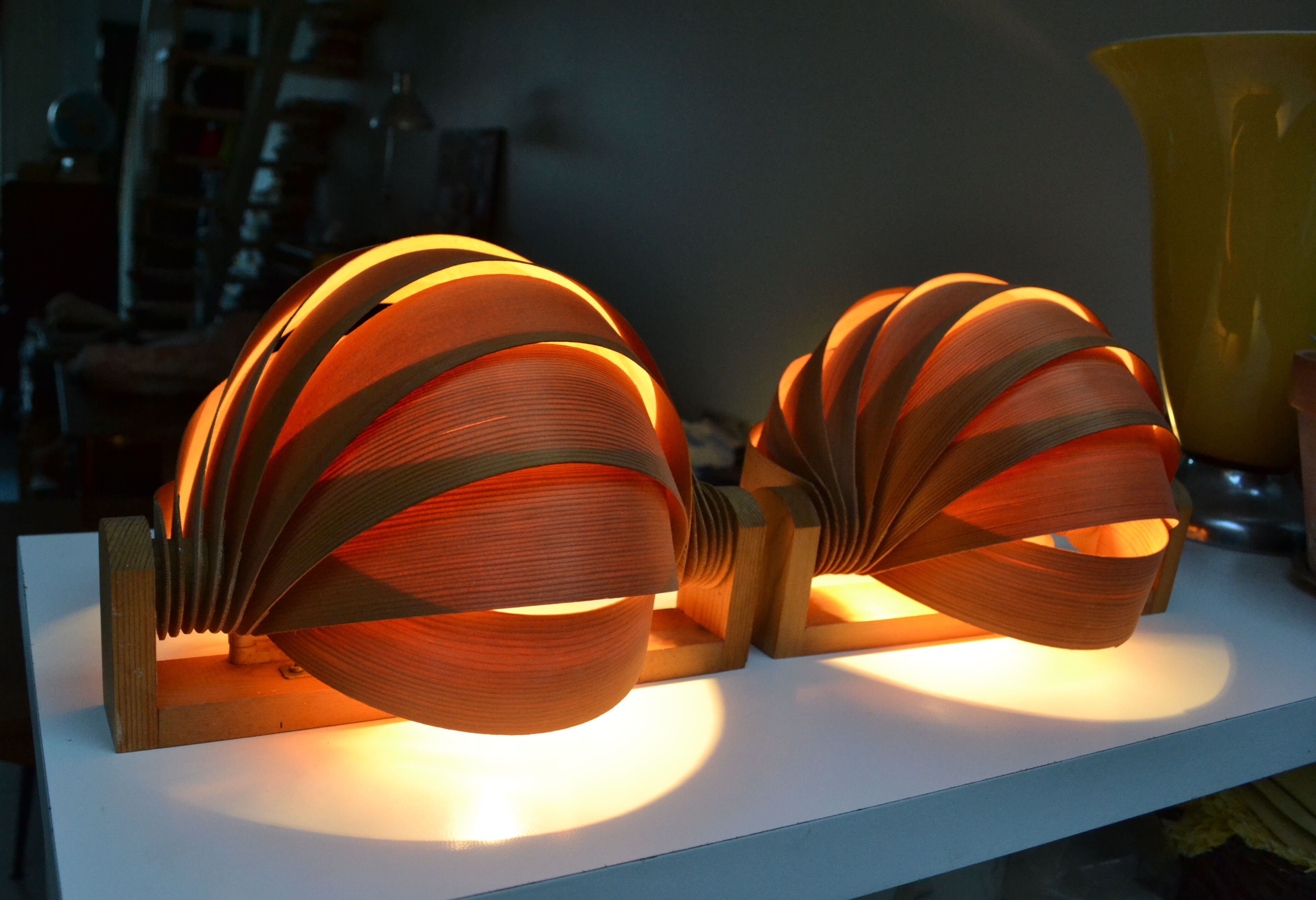Pair of Scandinavian sconces Hans Agne Jakobsson 60s