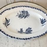 Oval dish Terre de Fer early nineteenth
