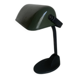 Vintage 1930 Viktoria enamelled cast iron Bauhaus lamp - 40 cm