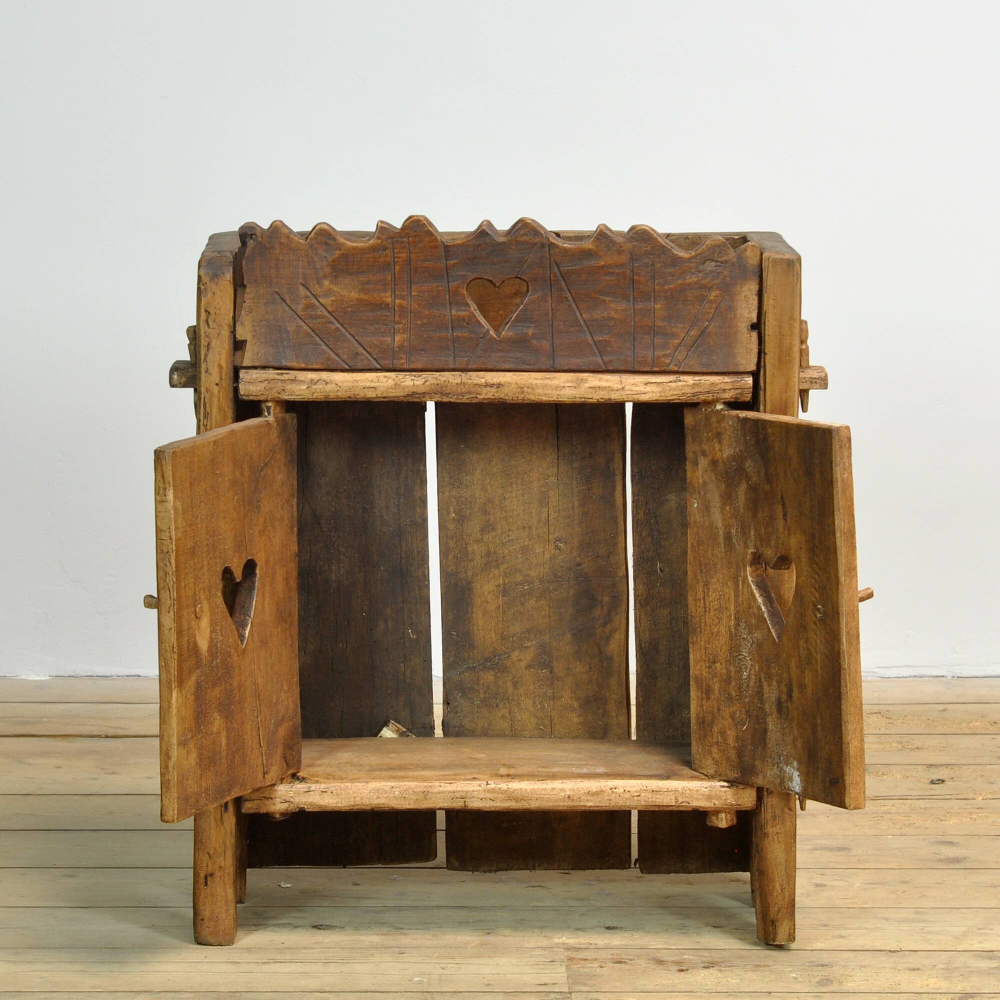 Romanian folk art cabinet, circa 1950