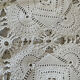 White vintage crochet bedspread